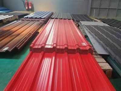 Pre-painted box profile sheet